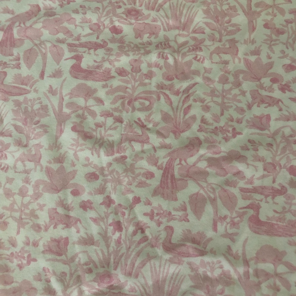 Hill House Pink Floral on Cream PJ set